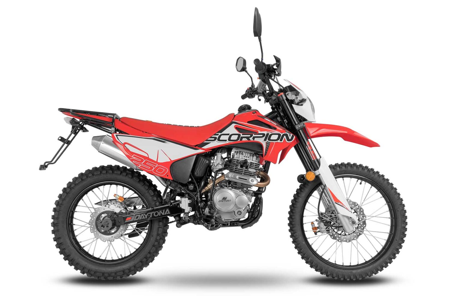 MOTO DAYTONA DY250 SCORPION ROJO