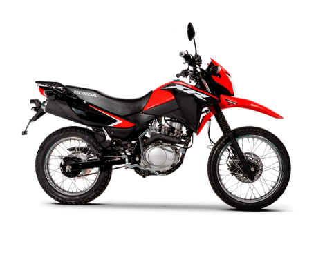 HONDA XR150L AÑO 2025 COLOR ROJO